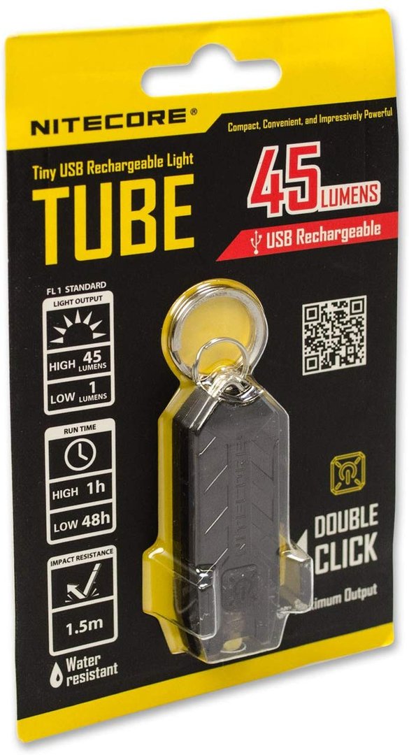 Nitecore Tube | SCHWARZ | LED Leuchte 45 Lumen