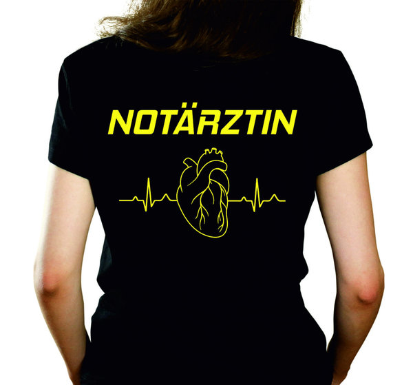 T - Shirt NOTÄRZTIN Cardio mit EKG