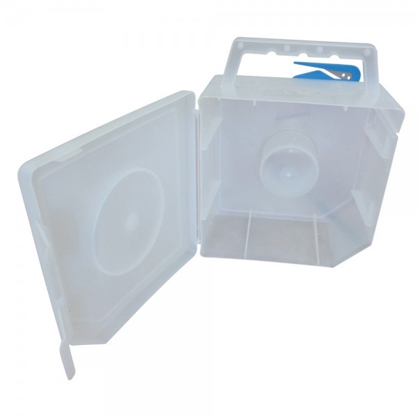 Abrollbox Absperrband EASY BOX mit Schneidevorrichtung